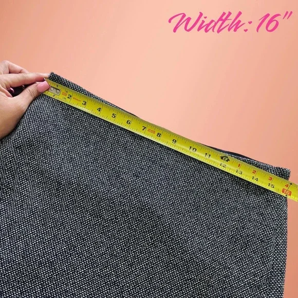 ANN Taylor Loft Women Gray Casual Skirt- M - Picture 3 of 6